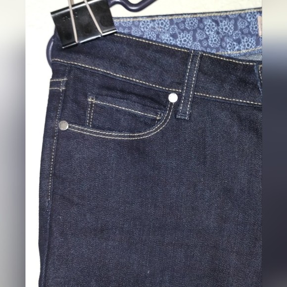 Paige Laurel Canyon BootCut Jeans ~ Size 27x33 ~ Darkest Blue ~ Like New - Picture 9 of 15